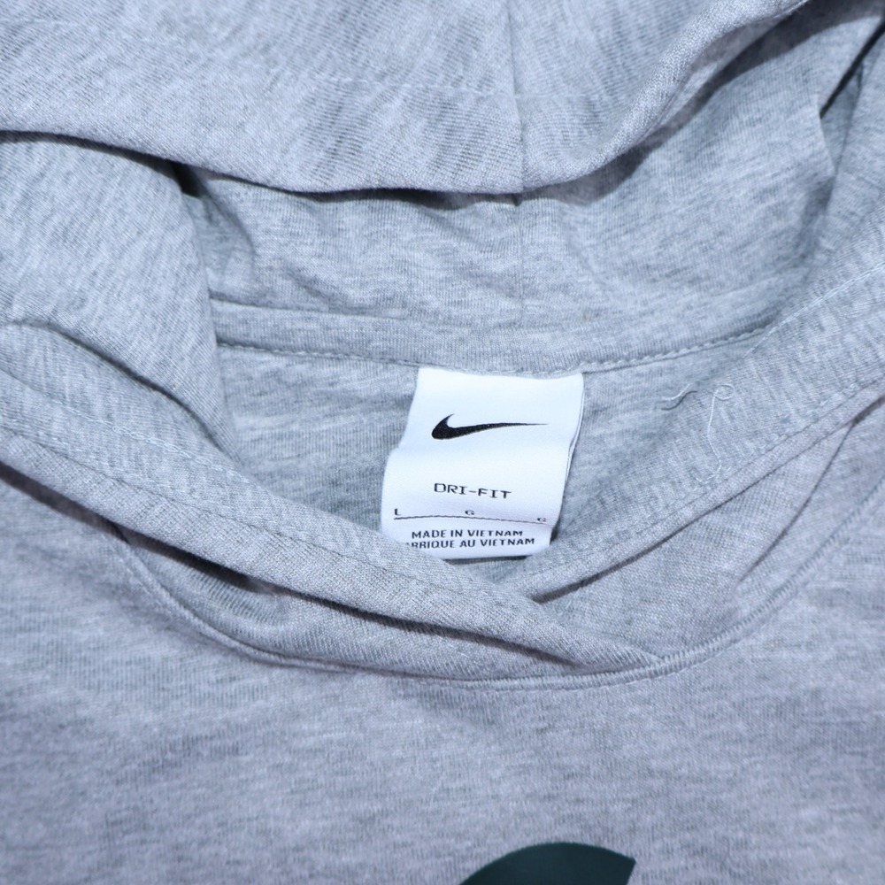 Nike Michigan State Spartans Dri-FIT Hoodie Mens Large Gray Long Sleeve L - Picture 2 of 10